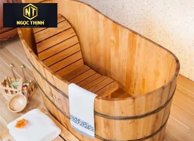 BỒN TẮM GỖ SPA NGỌC THỊNH - BTG04